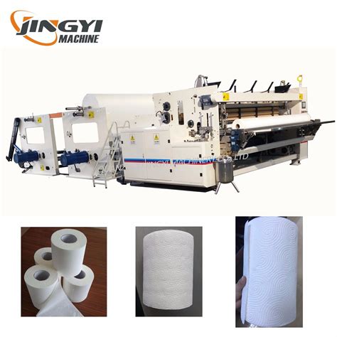 Wall Board Structure Fully Automatic Toilet Paper Rewinding Machine China Toilet Paper Making