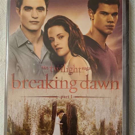 Breaking Dawn Twilight Dvd Etsy