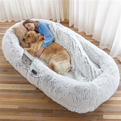 Luxury Super Large Sleep Deeper Human Dog Bed Funnyfuzzy