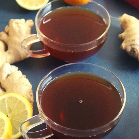 Lemon Ginger Tea For Weight Loss Yummy Indian Kitchen