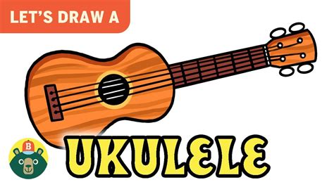How To Draw A Ukulele Episode 130 Youtube