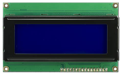 20x4 Spi Character Lcd Module From Crystalfontz