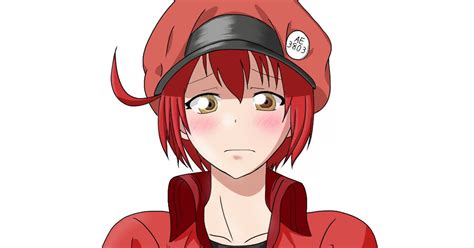 Anime Red Blood Cell Cells At Work Red Blood Cell 赤血球 Pixiv