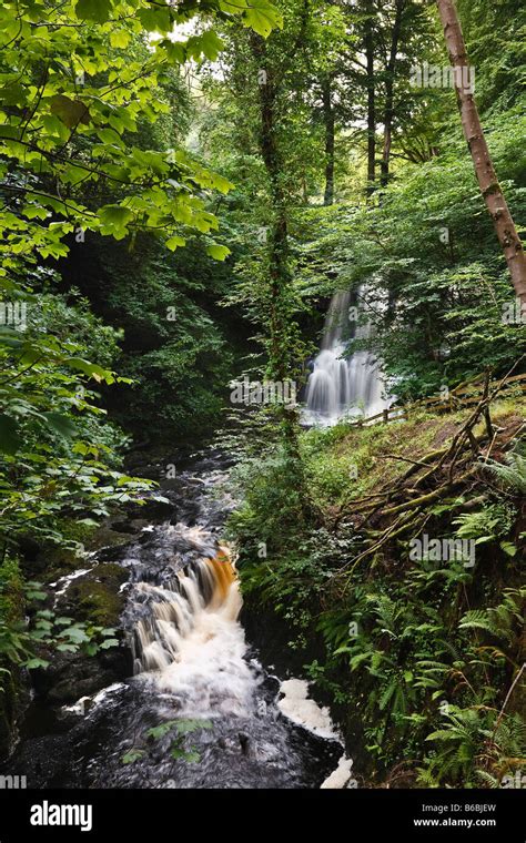 Ess Na Crub Waterfall On The Inver River Glenariff Forest Park Glens