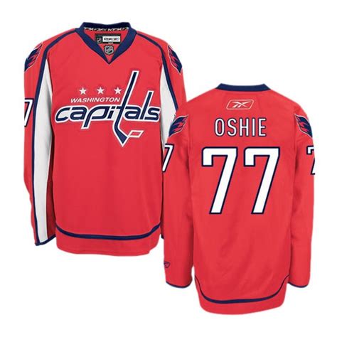 Washington Capitals Tj Oshie Official Red Reebok Authentic Womens