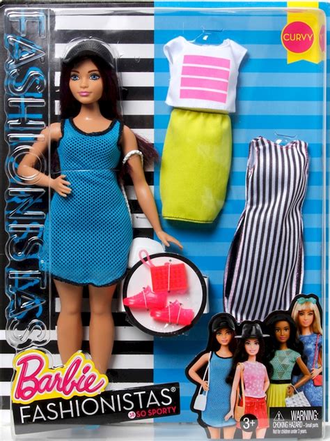 buy barbie fashionistas curvy doll 38 so sporty at mighty ape australia