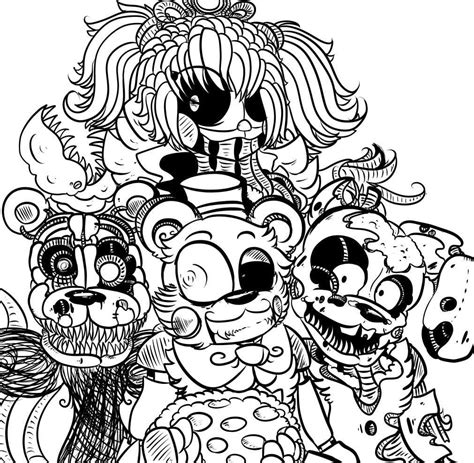 Five Nights at Freddy's coloring pages - Print for free (120 Images)