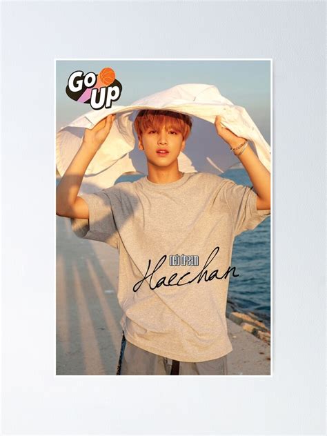 Nct Dream Haechan We Go Up Poster For Sale By Nurfzr Redbubble
