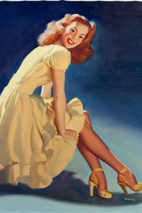 X Romantic Dress By Medcalf Pinup Girl Art Deco S Pin Up