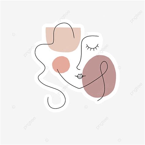 Aesthetic Logo Hd Transparent Aesthetic Face Logo With Outline Face
