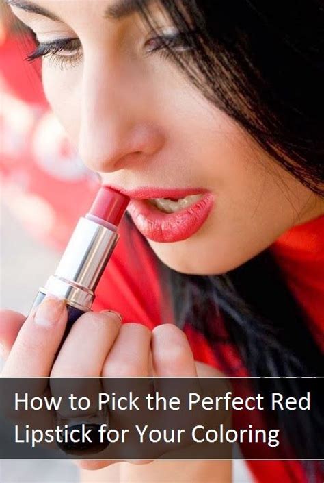 How To Pick The Perfect Red Lipstick For Your Coloring Lipstick Shades Lipstick Swatches