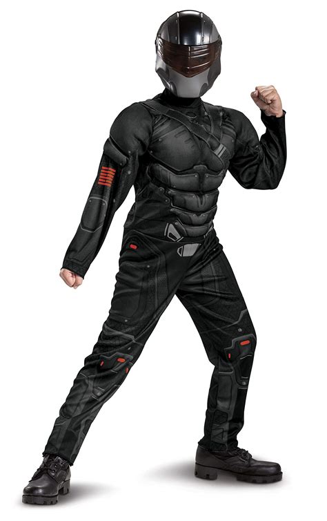 Buy Snake Eyes Costume For Kids Official Gi Joe Costume With Muscles