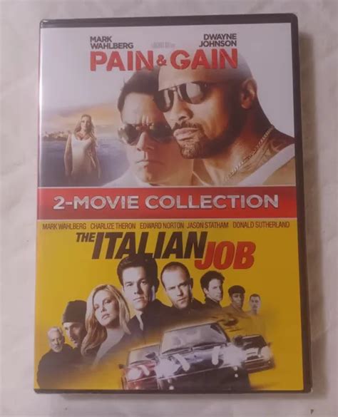 Pain Gain The Italian Job Dvd Disc Set Mark Wahlberg New Sealed Picclick
