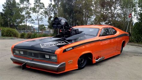 1972 Plymouth Duster Pro Mod Drag Racing Cars Drag Cars Street