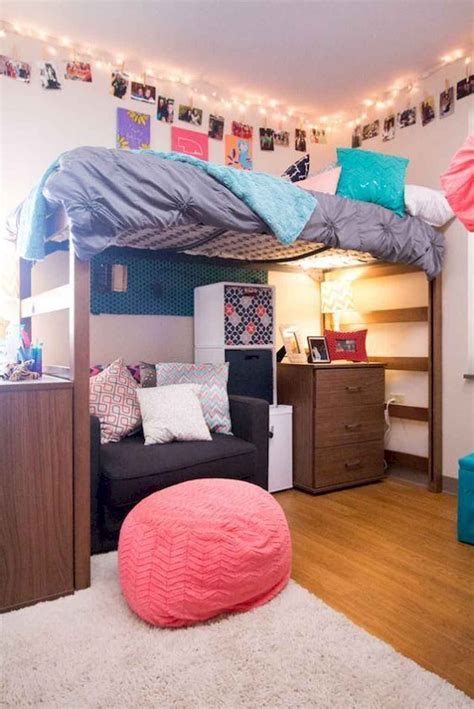 75 Cute Dorm Room Decorating Ideas On A Budget Frontbackhome Elegant Dorm Room Dorm Room