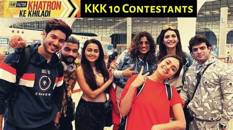 Khatron Ke Khiladi 10 Contestants List 2019 Kkk 10 In Bulgaria Youtube