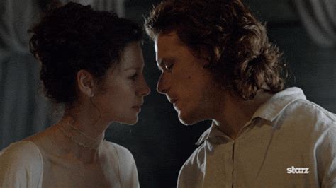 When This Almost Kiss Happens Sexy Claire And Jamie Outlander GIFs