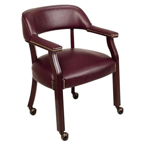 Extra comfort type seating, contains commercial grade foam with an upholstered seat and back. Traditional Arm Guest Chair Casters - TV231-JT4