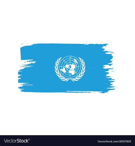 Un Flag Royalty Free Vector Image Vectorstock