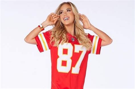 Chiefs Heiress Gracie Hunt In Nothing But A Travis Kelce Jersey And Heels