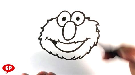 How To Draw Elmo From Sesame Street Easy Pictures To Draw Youtube