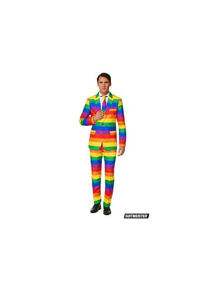 Rainbow Suit Costume Mens Suitmeister