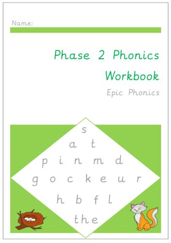 Phonics Phase 2 Letters And Sounds Workbook Worksheets Eyfs Teaching