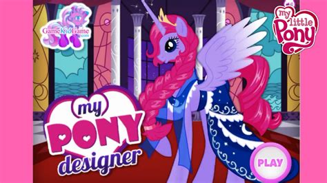 Mlp My Little Pony Dress Up My Pony Designer Game Design Your Own