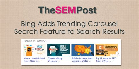 Bing Adds Trending Carousel Search Feature For Some Websites