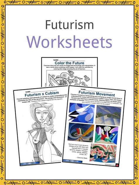 Futurism Facts Worksheets Definition And History For Kids