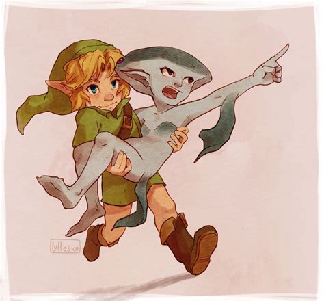 Young Link And Princess Ruto The Legend Of Zelda Ocarina Of Time