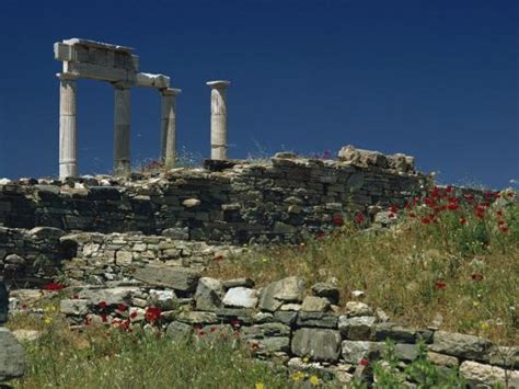 Temple Of Apollo Delos Unesco World Heritage Site Greek Islands