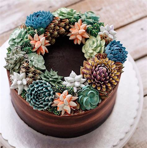 3 the right substrate helps with watering. Succulent Cakes Covered in Prickly Plants Made from Frosting