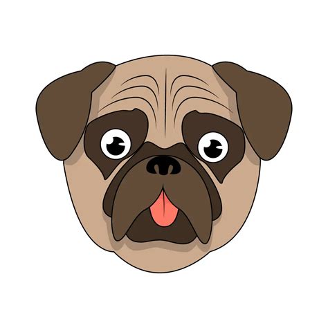 How To Draw A Pug Face Step By Step