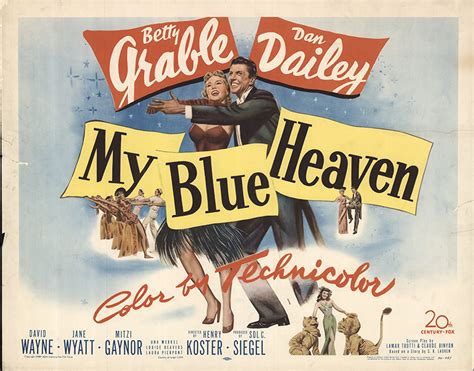My Blue Heaven 1950 Original Movie Poster Fff 56506