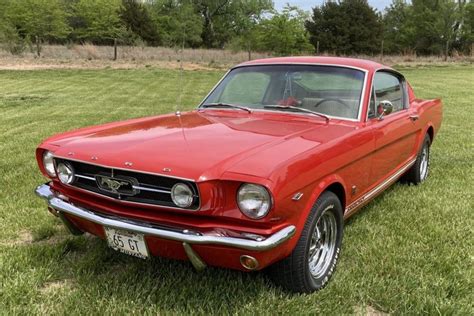 For Sale 1965 Ford Mustang Gt Fastback Rangoon Red 302ci V8 4 Speed