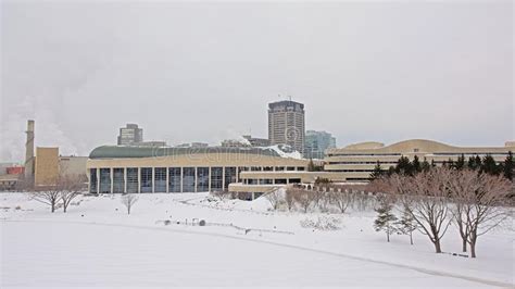 Canadian History Museum On A Cold Winter Day With Snow Editorial Photo