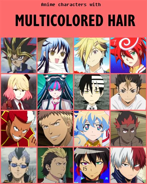 Multicolor Hair Anime Zodiacsðÿ ðÿ— Completed Casapainters