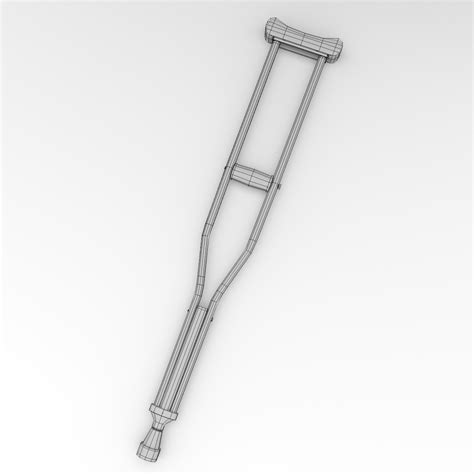 Underarm Crutch 3d Model Cgtrader