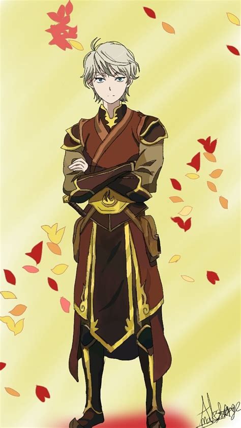 Atla Son Of The Whit Phoenix Zuko X Male Oc Avatar Characters