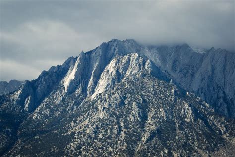 View Of Lone Pine Peak East Side Of The Sierra Nevada Range The Town