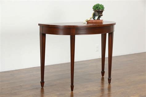 Shop cb2 online for the perfect console for your home. Mahogany Demilune Half Round Vintage Server or Hall Console Table #34284 | eBay