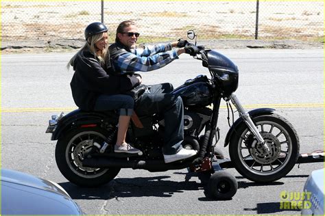 Ashley Tisdale And Charlie Hunnam Sons Of Anarchy Set Photo 2679589