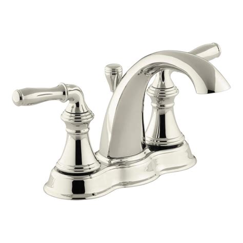 American standard kitchen faucets home depot. KOHLER Devonshire 4 in. Centerset 2-Handle Mid-Arc Water ...