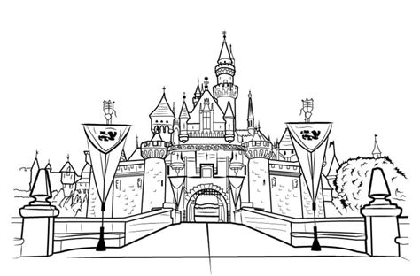 Arriba 104 Imagen Dibujos De Disneyland Paris Para Colorear Mx