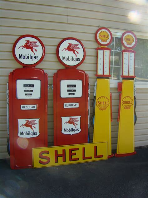 The World Of Jek October Sign Of The Month Vintage Shell Gas Station Sign