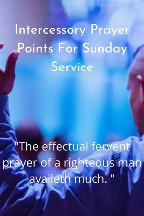 17 Strong Intercessory Prayer Points For Sunday Service Faith Victorious