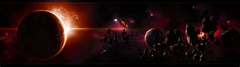 Unfortunately, some configurations only let you. Outer space planets wallpaper | 3840x1080 | 327859 ...