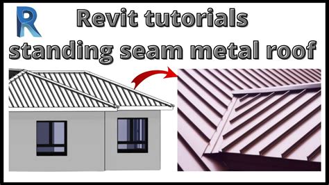 Revit Tutorials I Standing Seam Metal Roof Youtube