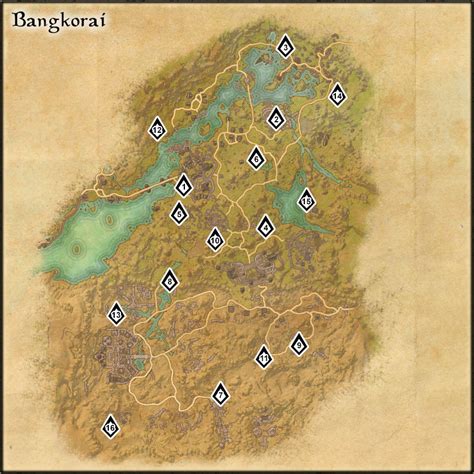 Eso Stormhaven Skyshards Map Tianlein Elder Scrolls Online Guide